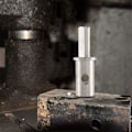 Miniatyrbild 2 av 3: Isborradapter passar borrchuck: 1/2 tum plus och 1/4 tum hål för 1/4 tum-20 ving- och låsskruv