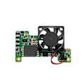 Pikkukuva 1 / 5: 3b+/4b Poe Hat -moduuli Power-over-ethernet -laajennuskortti jäähdytystuulettimella