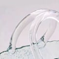 Miniatyrbild 4 av 5: Handväskeformad Klar Vas, Klar Väska Glasblomvas för Hembröllopsdekoration - FÄRG: Ljusblå