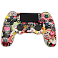 Miniatyrbillede 1 af 4: Trådløs controller til PS4/Pro/PS3/Slim/PC/Steam, Bluetooth controller, joystick, understøtter 6-akser, vibration, trykklik
