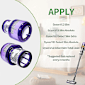 Pikkukuva 3 / 5: 2 kpl Dyson V12 -suodatinsetti, Dyson V12 Slim Absolute -imurin suodattimelle, Dyson V12 -suodattimelle pestävät HEPA-tarvikkeet, Dyson V12 Sl -takaosa-suodatin
