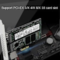 Pikkukuva 4 / 5: PH58 2 x M2 SATA - PCIE-sovitinkortti, kaksoislevynäyttökortti, RAID-jakaja, laajennuskortti PCIe X1