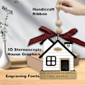 Miniatyrbillede 3 af 5: Gave til indvielse af huset Ornament Træ 2024 Med Gaveæske Ornament Første Jul I Vores Nye Hjem I 2024 Julepynt