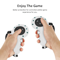 Miniatyrbild 2 av 5: 3 st VR Skyddande Omslag för VR Touch Controller Silikon med Remgrepp VR Tillbehör - Svart