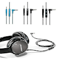 Miniatyrbillede 5 af 5: Udskiftningslydkabelledning til Bose Quietcomfort Qc25 Qc35 Hovedtelefoner med Inline Mic Volumenkontrol