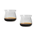 Miniatyrbillede 1 af 5: 2 stk. Kaffekrus i Glas Højtemperatur Borosilikatglas Krus Kaffekop 275ml Håndbrygget Kaffe