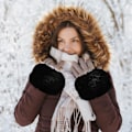 Miniatyrbilde 4 av 4: 2 stk. Varme Håndleddsvarmere Vinter Håndleddsbånd Fluffy Håndleddsbånd Fuzzy Håndleddsvarmere for Kvinner
