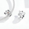 Miniatyrbillede 2 af 3: Kat Charm 925 Sterling Sølv Hunde Charm Kamel Charm Kanin Charm Delfin Charm Gave