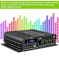 Miniatyrbillede 1 af 4: 90W S-188 Bluetooth Stereo HiFi Forstærker 2.1 CH Audio Effektforstærker Bas Diskant Kontrol Musik Afspilning