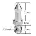 Miniatyrbillede 4 af 5: 3 stk. 3/8 tommer universelle fodpuder i rustfrit stål Mini SLR kamera stativ plus pigge stålnegle