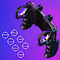 Miniatyrbillede 5 af 5: Knapudløsere Udstyr PUBG Mobiltelefon Joystick Gamepad Mobilspil Controller