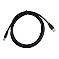 Miniatyrbild 1 av 5: Svart IEEE 1394 Firewire 400 till Firewire 400 Kabel, 6 Pin/6 Pin Hane / Hane - 10 FT