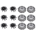 Pikkukuva 1 / 5: 6 kpl SH50 Vaihtoterät Philips Norelco Series 5000 Partakoneille, S5000 S5420 S5380 S5351 MultiPrecision-Terät