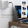 Miniatyrbild 4 av 5: Magnetisk Typ A till Typ-C Adapter PD 140W Snabbladdningsomvandlare för MacBook