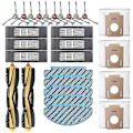 Miniatyrbilde 1 av 5: Tilbehørssett Erstatning For Ecovacs Deebot Ozmo 920/950 / T5 / T8 / T8 Aivi / N7 N8 Pro T9 / T9max / T9 Power Modell