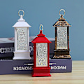 Miniatyrbild 5 av 5: Jullampa i Lykta Form Klassisk Design Liten Hängande