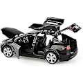 Miniatyrbillede 5 af 5: 1:32 Legering Tesla X90 Modelbil Træk Tilbage Elektroniske Legetøj med Lys og Musik, Die-Cast Bil Legetøj Kompatibel med Tesla Model X, til Tesla Elskere Samle