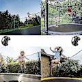 Miniatyrbild 3 av 5: 12 st Trampolinskydd för Stolpar Trampolin Ändskydd Trampolinstolpskydd Trampolintillbehör JN