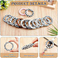 Miniatyrbild 4 av 5: 32 st Silikonpärlringar 65mm Runda Silikonringar DIY Nyckelring Halsband Smyckestillverkning Berlocker bs