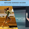 Miniatyrbillede 3 af 5: Garageportåbner Keypad med 2 stk. 890MAX Garageportåbner Fjernbetjeninger til Åbnere Keypad