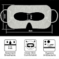 Miniatyrbillede 3 af 5: 100 stk. Hudvenlige Øjenmasker Engangs VR Maske til VR Headsets