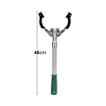 Miniatyrbild 4 av 5: Soptång Räckviddsverktyg Lång Arm Sopuppsamlingssticka Legering Sopklämma Plockare 40cm