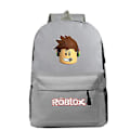 Miniatyrbillede 2 af 5: Unisex Rejsetaske Skoletaske Roblox Trykte Rygsække - FARVE: blå