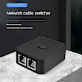 Miniatyrbild 4 av 5: 2 Port Gigabit Nätverk Switch Rj45 Switch Nätverk Splitter Kabel Förlängare Väljare Fri 2-vägs Adapter