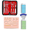 Miniatyrbillede 1 af 4: Komplett Suture Kit til Studerende, Inkluderer Silikon Suture Pad og Suture Værktøj til Øvelse
