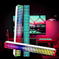 Miniatyrbillede 4 af 4: RGB LED Mikrofon Lydniveau Måler Lyd Spektrum Display Analysator Bil