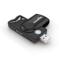 Miniatyrbillede 2 af 5: ROCKETEK CR310 USB 2.0 Smart Card Reader SD TF ID SIM Bankkort Connector Adapter