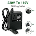 Miniatyrbilde 2 av 4: Spenningsomformer, Step Down, Transcompatible, 220V til 110V AC, Sikker og Pålitelig Strømkonvertering