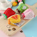 Miniatyrbilde 2 av 4: Myntpung for barn, liten myntpung for barn, liten myntpung i plysj #yg