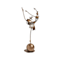 Miniatyrbilde 3 av 5: Dansende Skulptur Abstrakt Resin Statue Kunsthåndverk Moderne Grasiøse Dansbevegelser Samleobjekt Figur Ornamenter Tv A