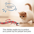 Miniatyrbilde 3 av 4: Smart Sensing Slange Leke for Barn - Interaktiv USB-ladeleke for Katter og Hunder