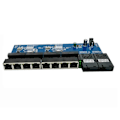 Miniatyrbillede 3 af 4: 3 stk. 10/100/1000M Gigabit Ethernet Switch Fiber Optisk Mediekonverter PCBA 8 RJ45 UTP og 2 SC Fi
