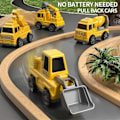 Miniatyrbilde 5 av 5: Lett Musikk Transportbil Inersi Ingeniørbil Container Vogn Gutter Barn Lekevarer Salg