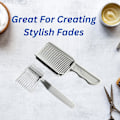 Miniatyrbilde 2 av 5: 2 stk Clipper Blend Kamper for Profesjonelle eller Hjemmeklipp, Buet Form, Solid, Ergonomisk Design Reduserer Håndleddstretthet, Bruk med Klippere eller Saks