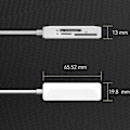 Miniatyrbillede 5 af 5: IOS 8-pins Kortlæser Tfsd Xd 3 i 1 Kortlæser til Laptop Telefon Tablet