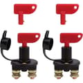 2-pack 12V/24V batterifrånskiljare för fordon, nödbrytare för strömavbrott