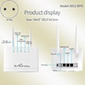 Miniatyrbillede 2 af 5: R311pro trådløs router - 4g/5g Wifi, 300mbps, Sim-kort, EU-stik