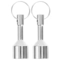 2 stk. Metal Verifier Smykke Tester Magnet Nøglering Nøglering Magnet Nøglemagnet