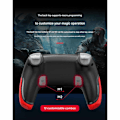Miniatyrbillede 5 af 5: Game Elite Controller til PS4 Slim/Pro, Dual Vibration Gamepad til PC, USB Tilsluttet Gamepad, Bluetooth Joystick