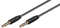 Audio Connection Cable AUX, 3.5 mm Stereo 4-pin, Slim, CU