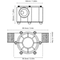 Miniatyrbild 4 av 4: DC Vattenturbin Generator Vatten 12V DC 10W Mikro-hydro Vattenladdningsverktyg