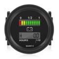 12V/24V/36V/48V/72V LED Digitaalinen Akun Tilailmaisin Musta