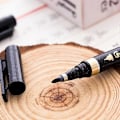 Pikkukuva 4 / 5: Kalligrafiakynät, 6 kpl kalligrafiakynäsetti kirjaimiin, musta sivellinmerkintäkynä käsinkirjoituskynät (4 kokoa)