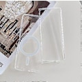 Miniatyrbillede 4 af 5: Z Fold 5 Klar Gennemsigtig Etui, Magnetisk Etui Kompatibel Samsung Galaxy Z Fold 5 Til Magsafe Trådløs Opladning Z Fold 5 Transparent Cover