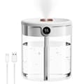 Luftfuktare - 2L - 20H - Dubbel spray - Integrerad nattlampa