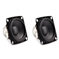 Miniatyrbild 1 av 5: 2 st 52mm Full Range Högtalare 4 Ohm 10W Platt Båge Dubbel Magnetisk Bluetooth Högtalare
